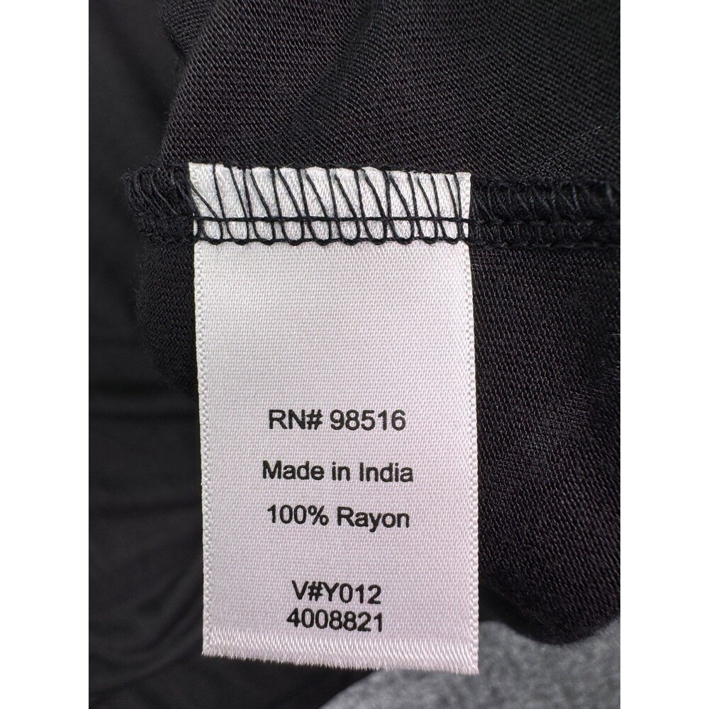 Coldwater Creek Black Sleeveless Draped Tank Top 2X Rayon 20W 22W - Picture 8 of 9